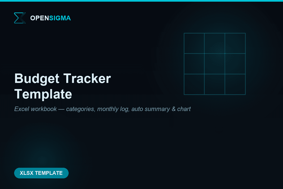 Budget Tracker Template