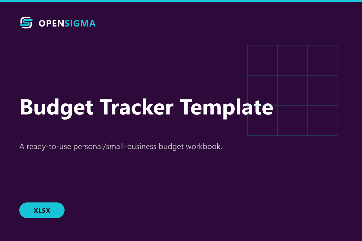 Budget Tracker Template