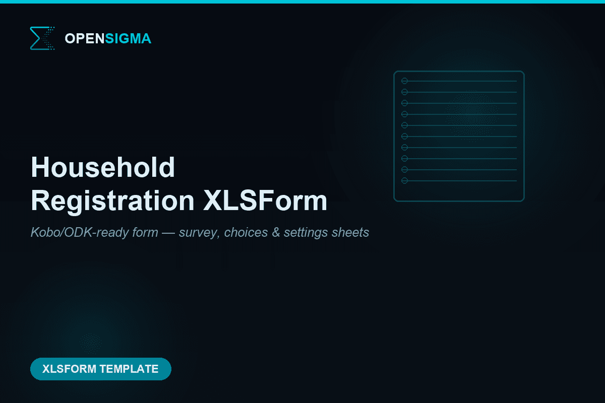 Household Registration XLSForm Template