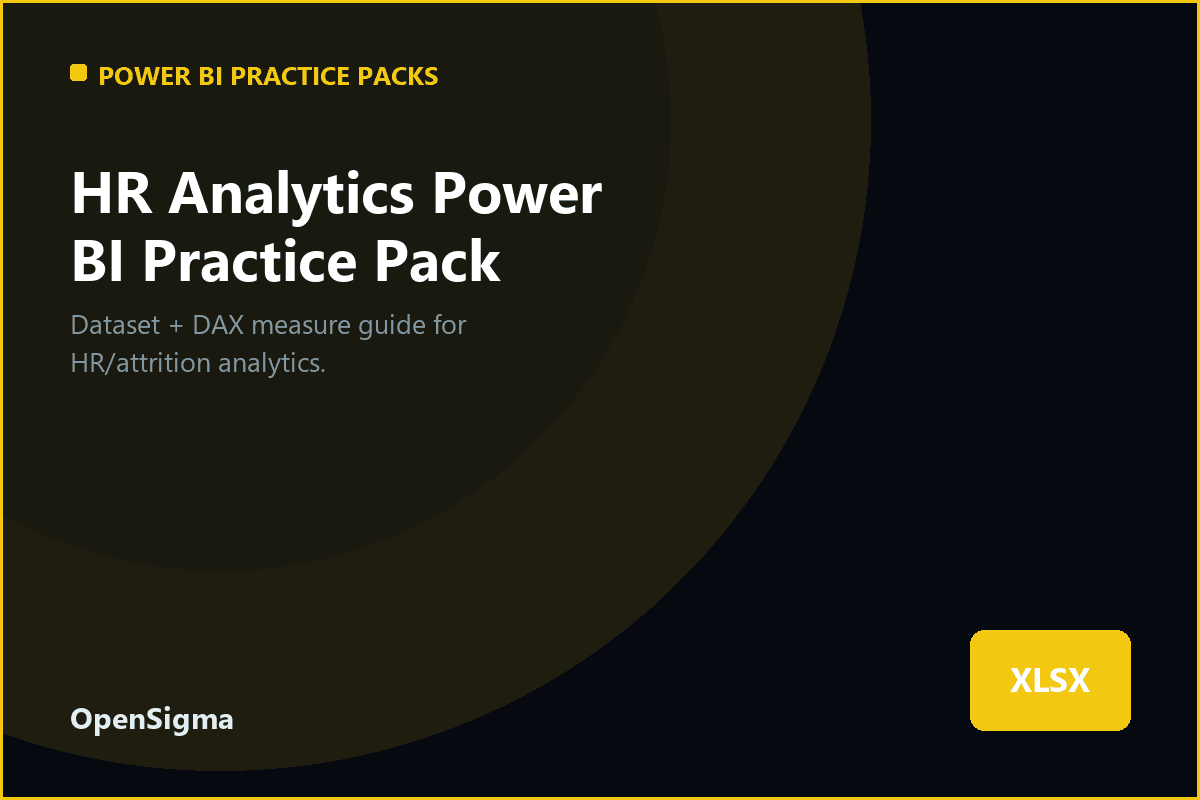 HR Analytics Power BI Practice Pack