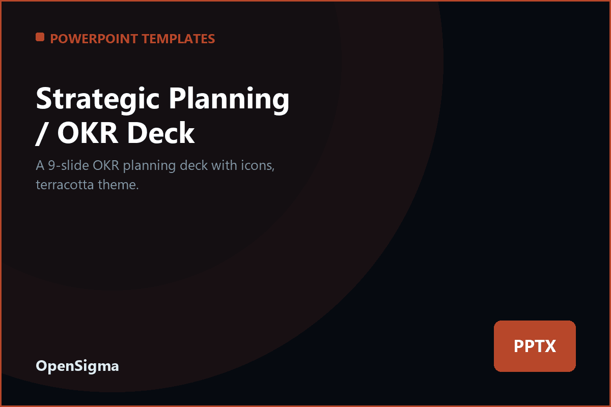 Strategic Planning / OKR Deck