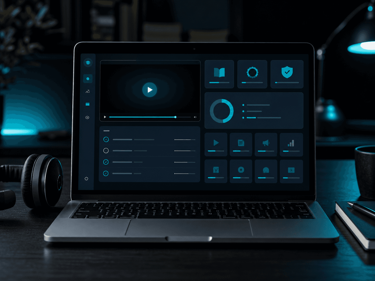 eLearning platform course interface