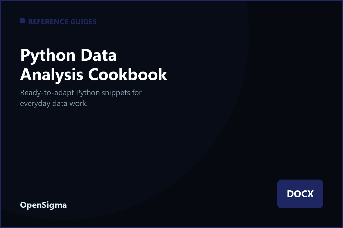 Python Data Analysis Cookbook